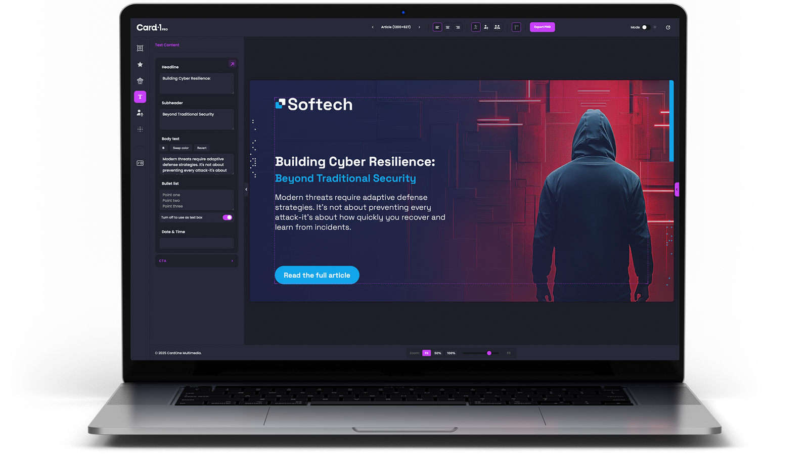 Social Media Designer Interface